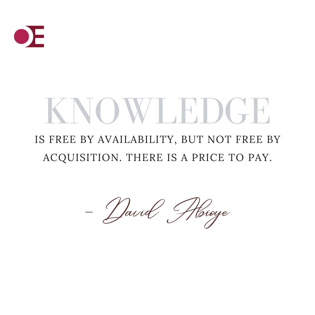 What Price Will You Pay for Knowledge? visual